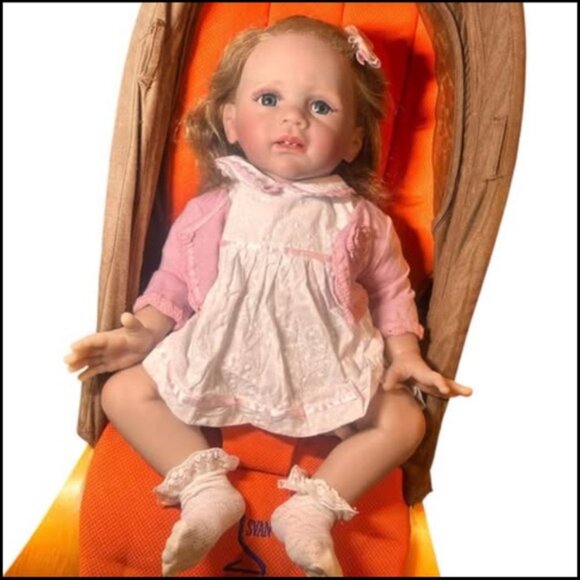 Beautiful Karola Wegevich Reborn Doll (19”) (NEW) - Picture 6 of 6